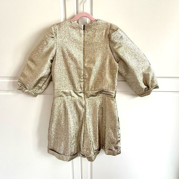 NWT Stella McCartney gold glittery jumpsuit Size 12 (girls) - Picture 4 of 4